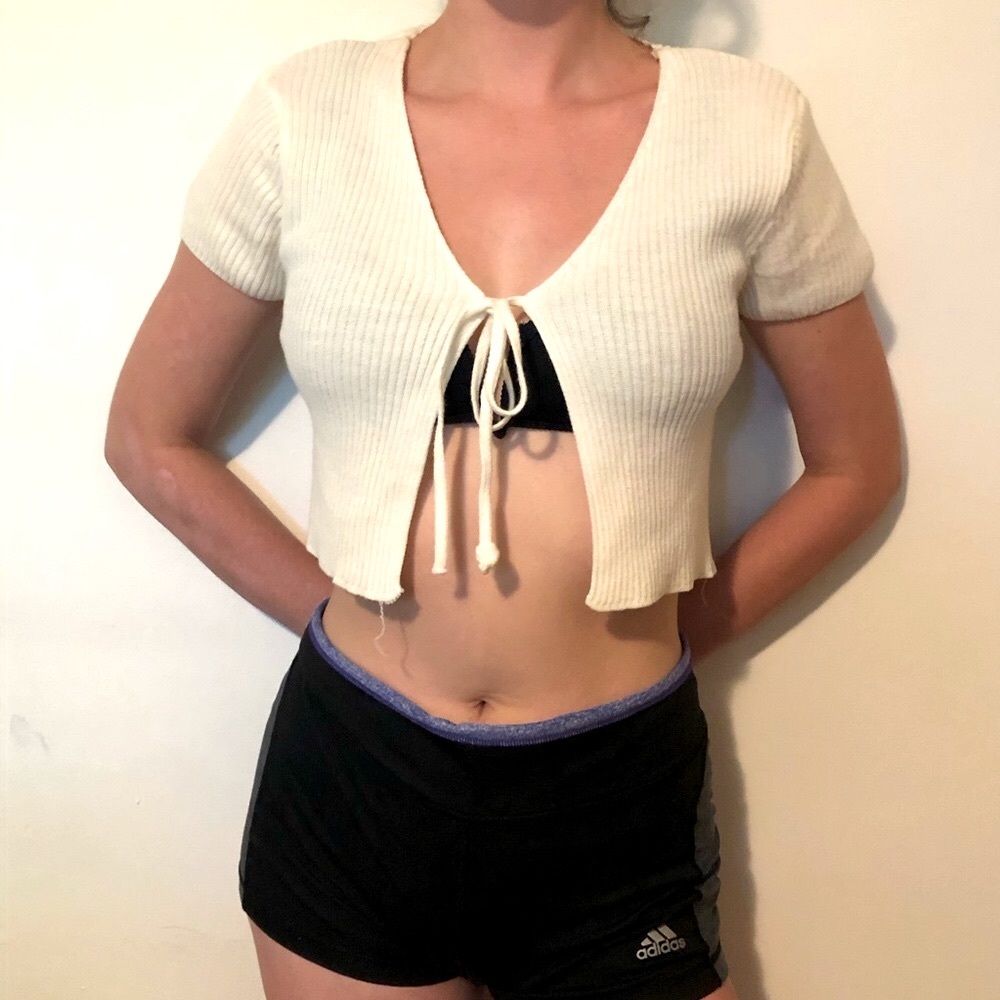 White Nasty Gal Cardigan